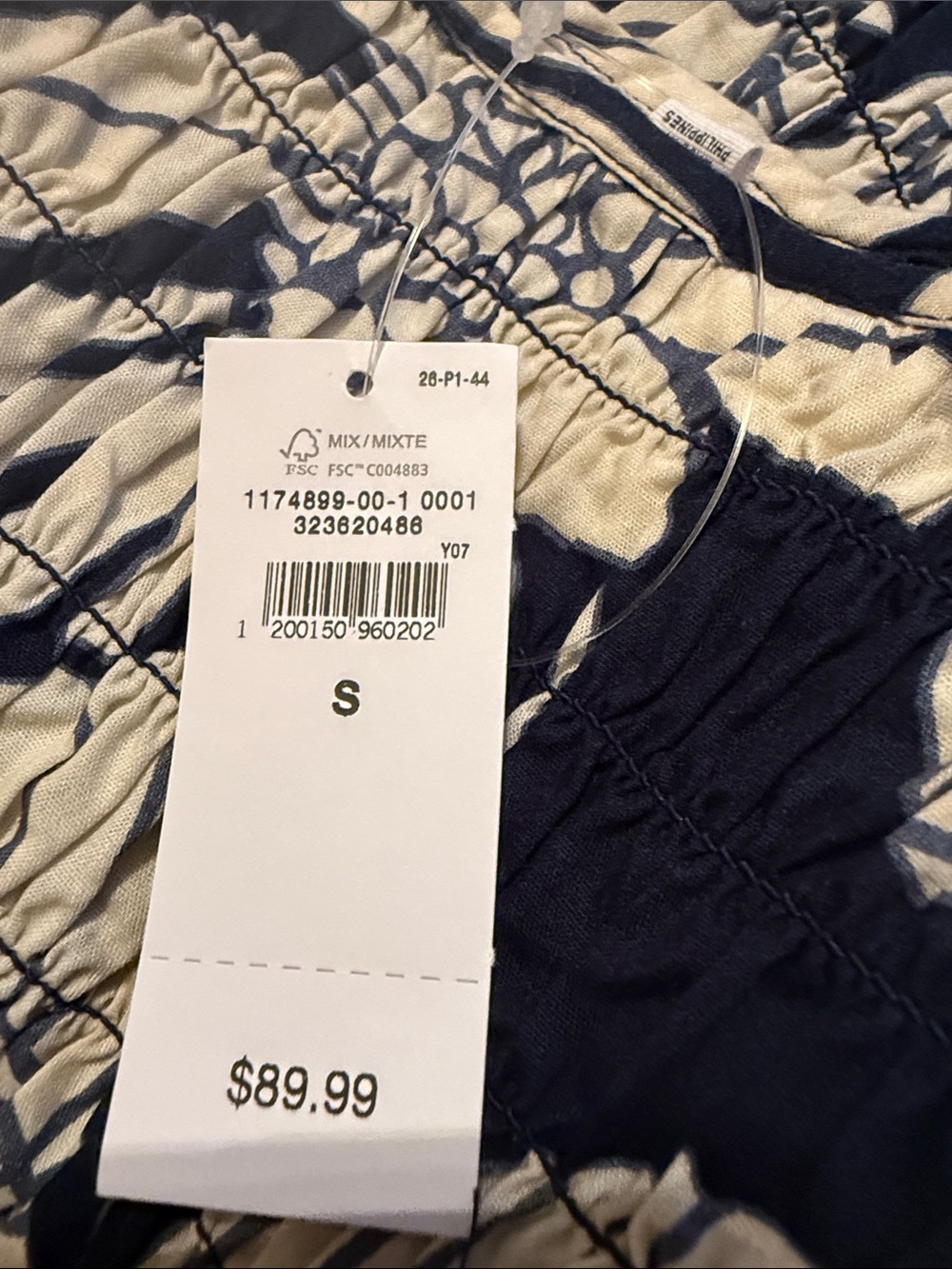GAP Navy and White Floral Maxi Dress - Picture 2 of 4